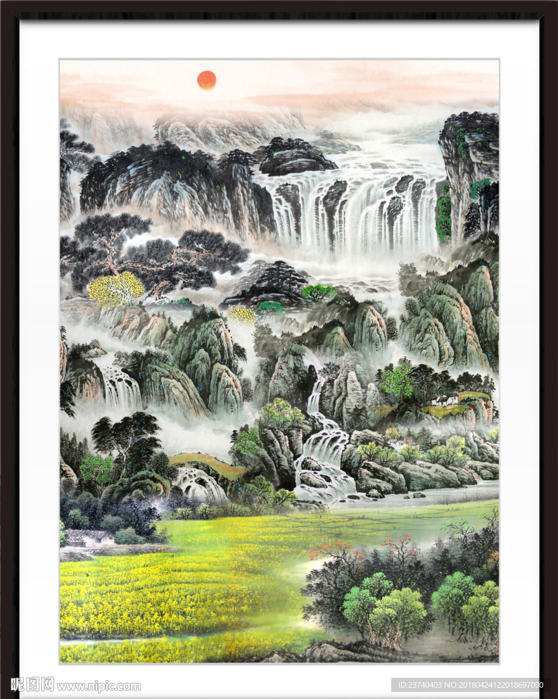 山水国画