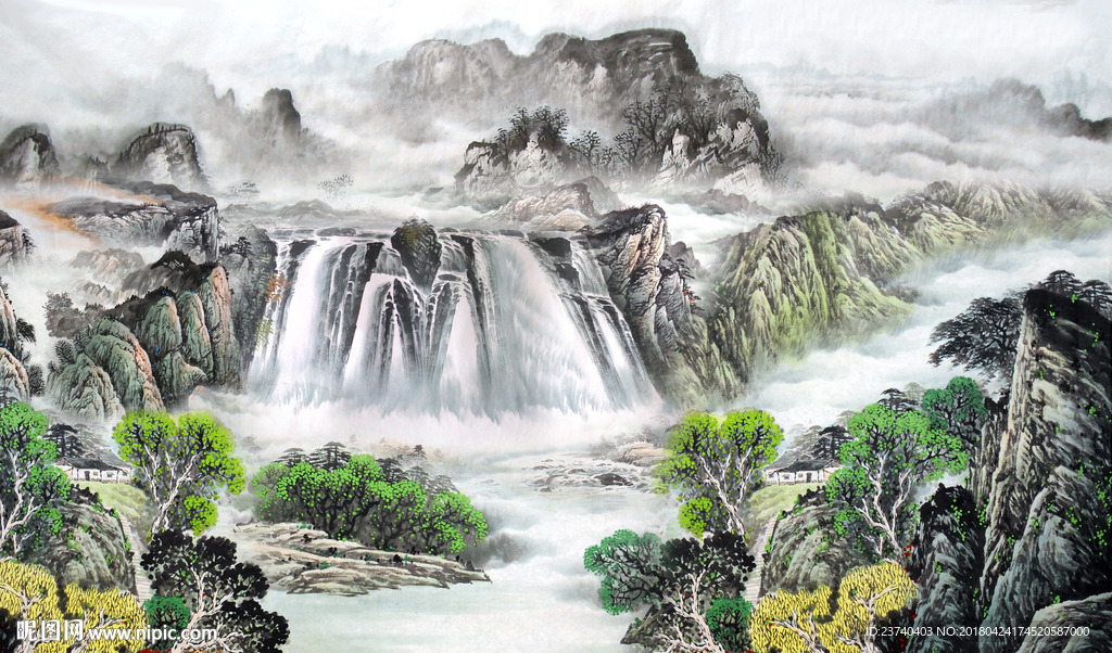 山水国画