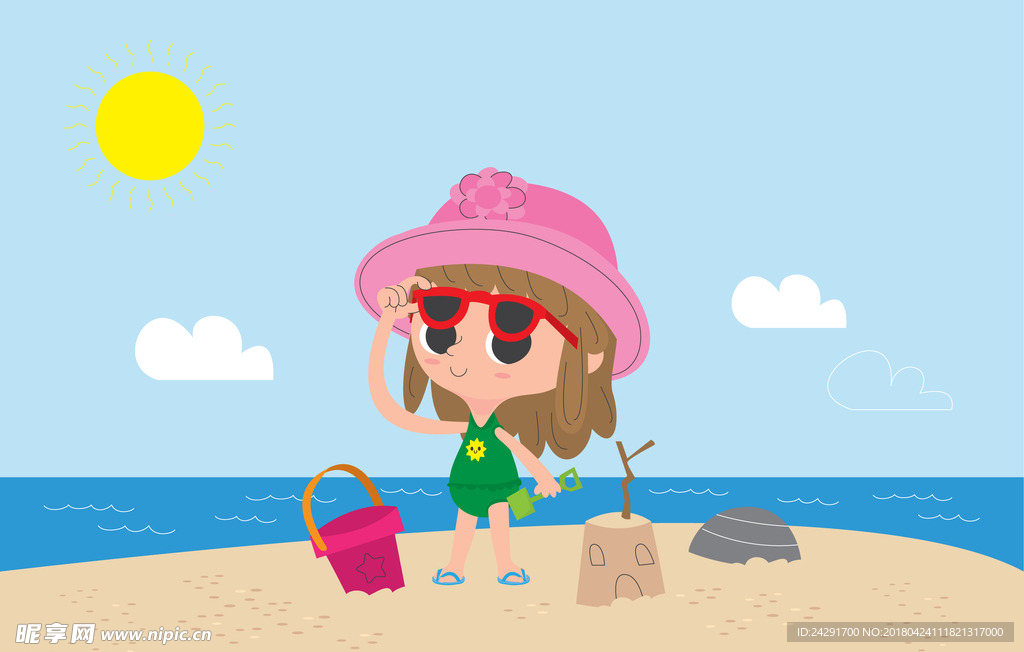 海滩素材 沙滩素材 夏天素材