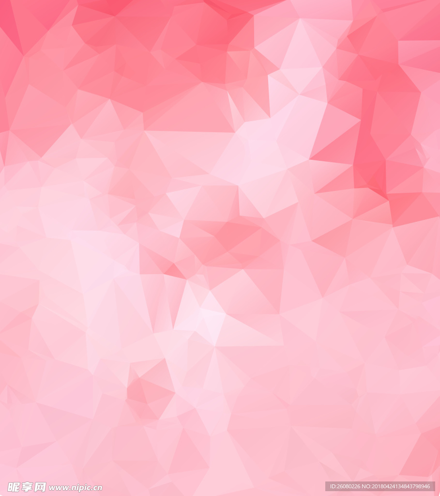 粉色低多边形几何晶格化渐变背景