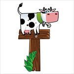 木纹字母图片
