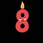 矢量生日蛋糕