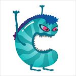 水晶格子字母设计