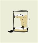 手绘酒瓶图片