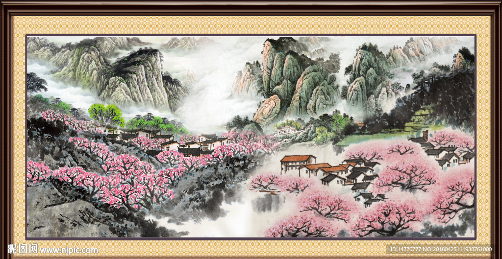 山水国画
