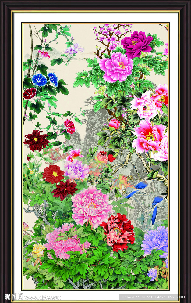国画牡丹