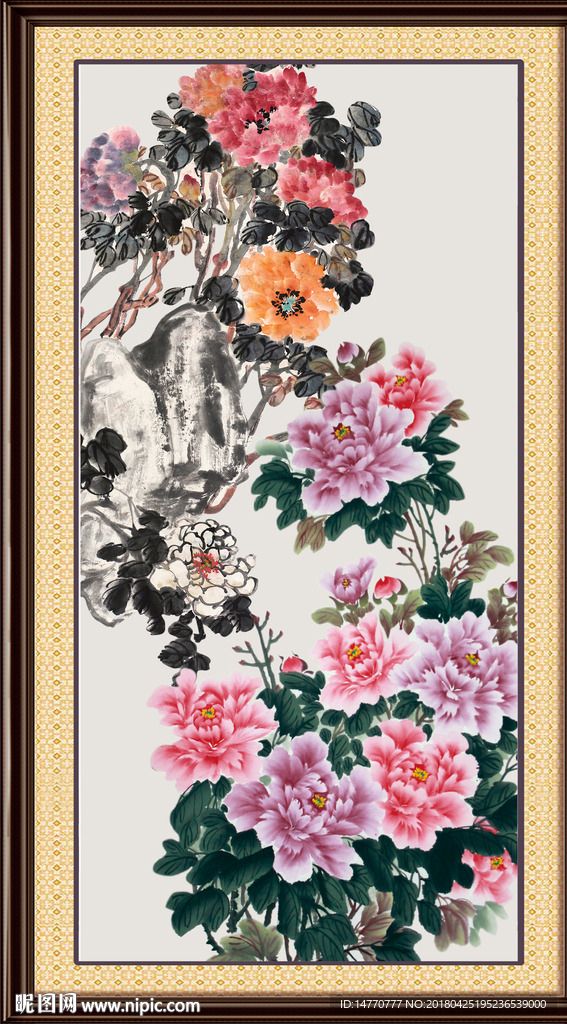 国画牡丹