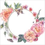 唯美花环