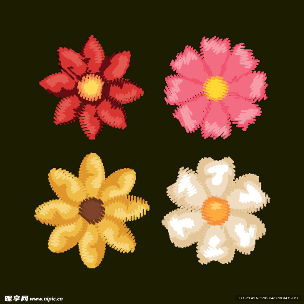 手绘花卉