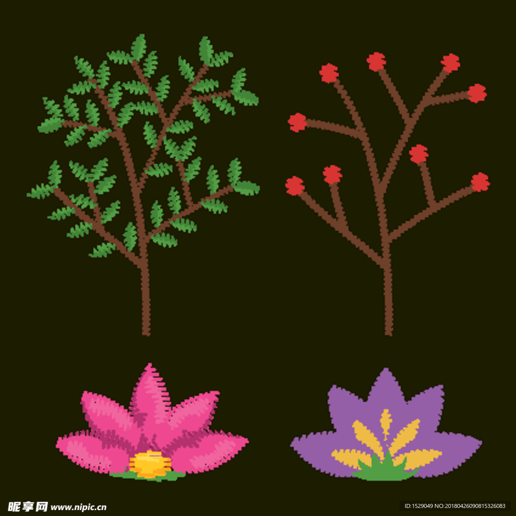 手绘花卉