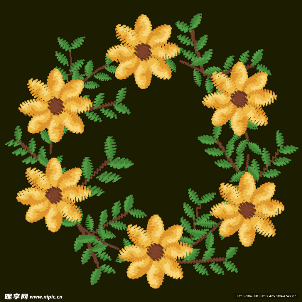 手绘花卉
