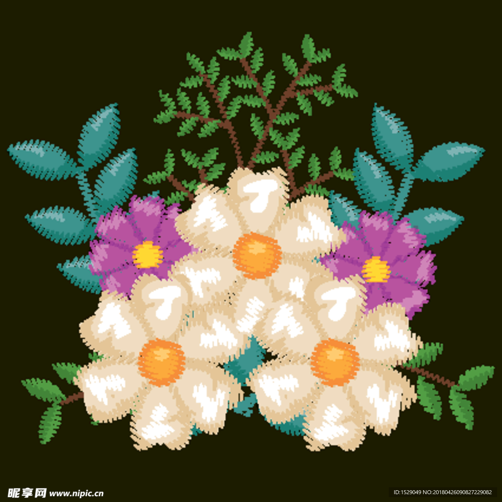手绘花卉