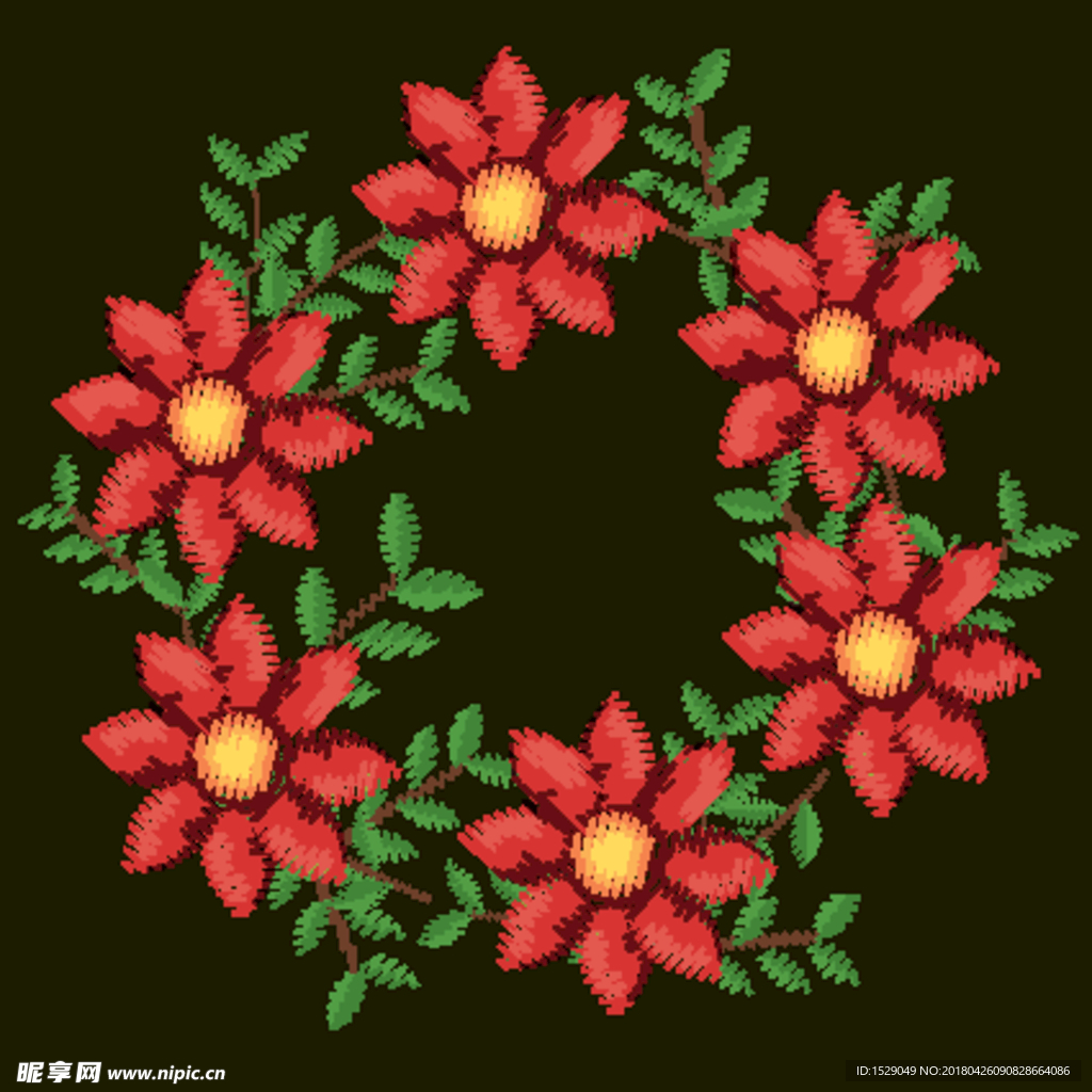 手绘花卉