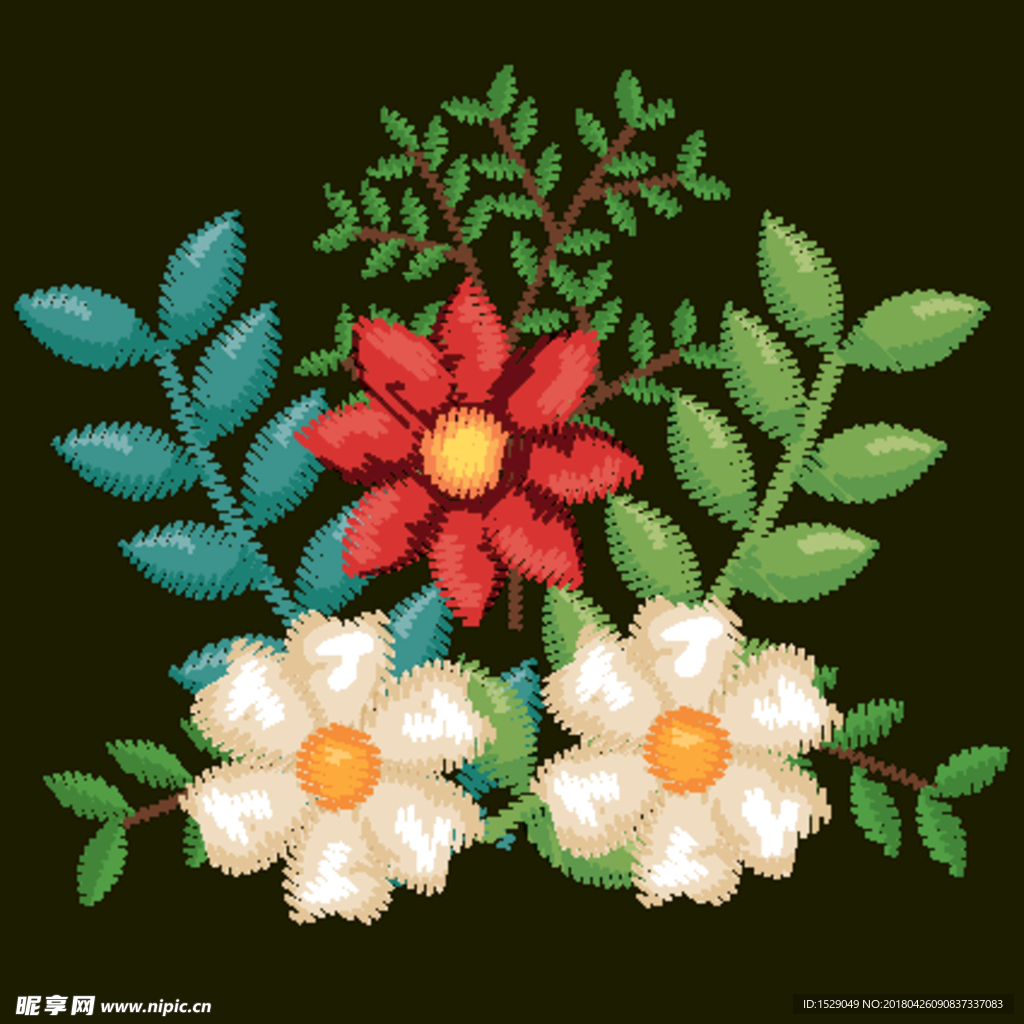 手绘花卉