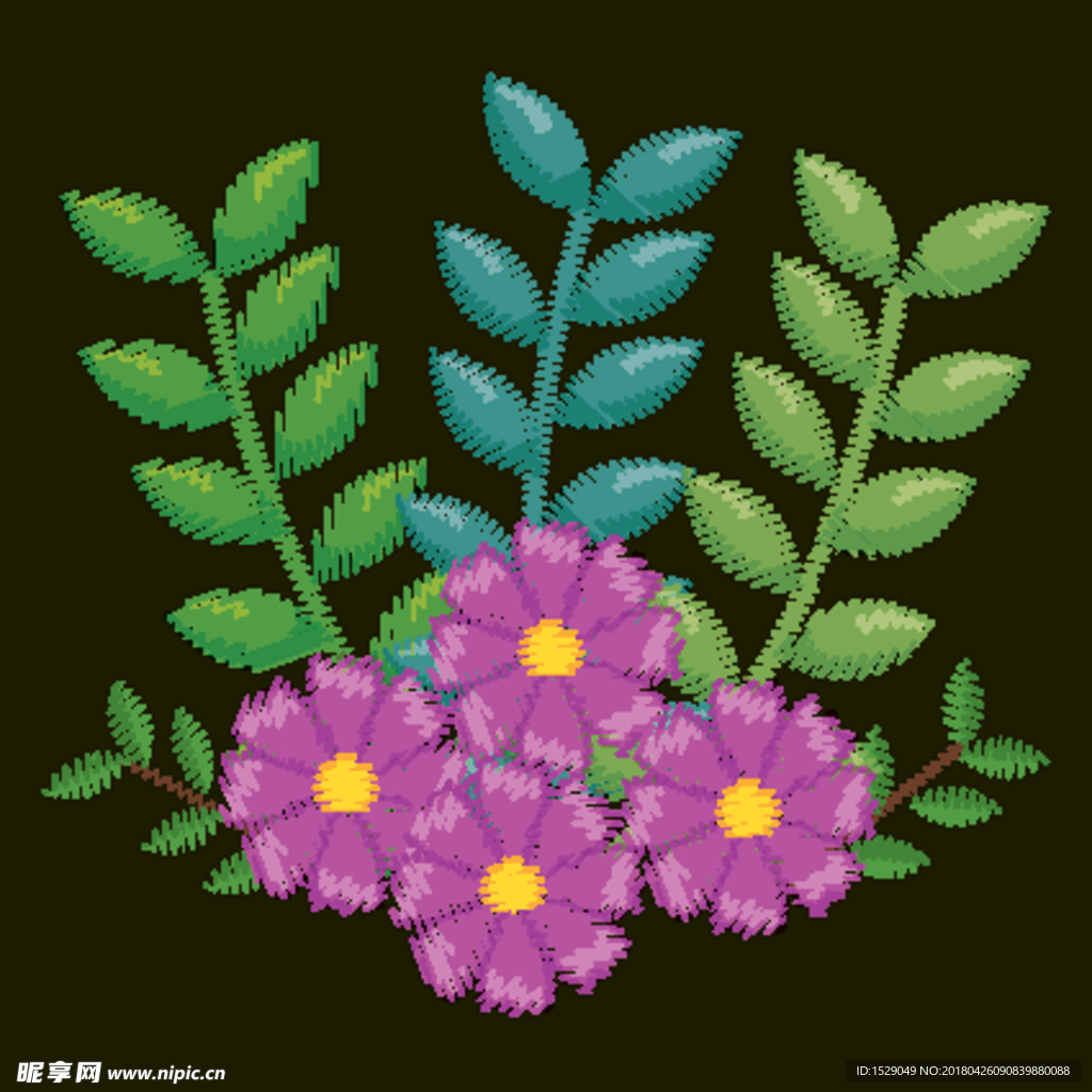手绘花卉
