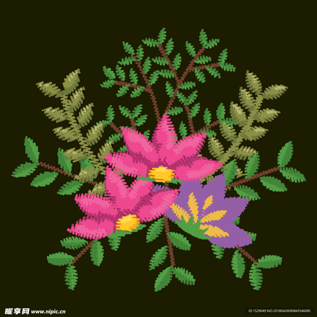 手绘花卉