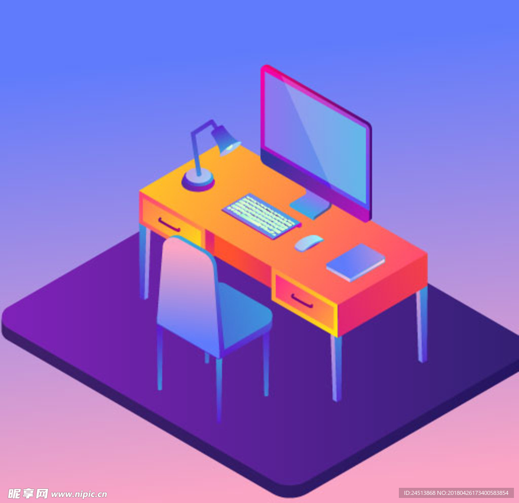 工作插画