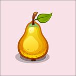 逼真矢量手绘水果图片