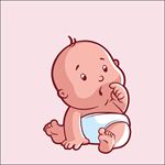 胖胖卡通婴儿图片