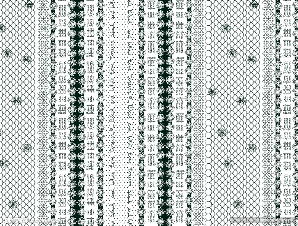 条纹花型底纹