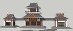 陶仓楼SU模型