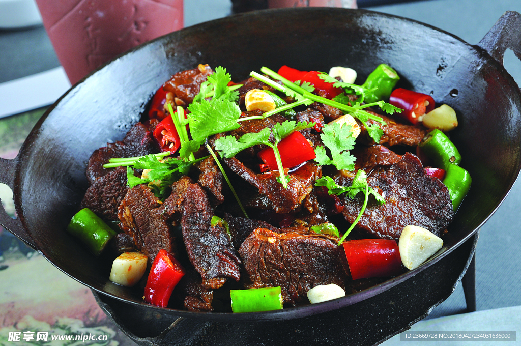 干锅黄牛肉