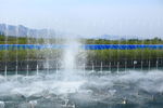 狼牙山 喷泉 彩虹 自然风景