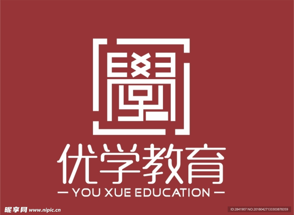 优学教育培训企业logo设计