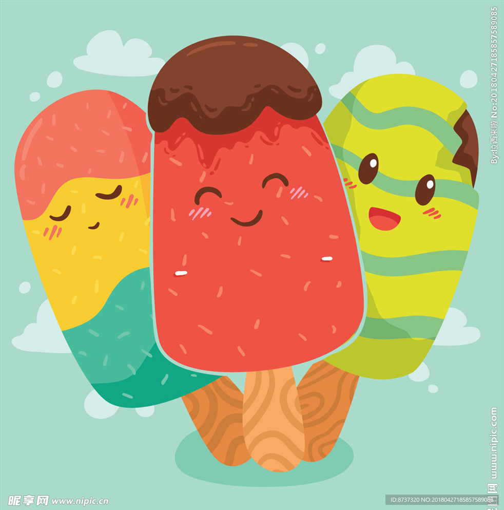 冷饮卡通图片