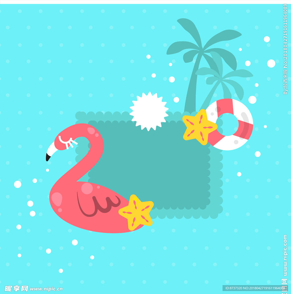 矢量卡通夏天图片