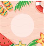矢量卡通夏天图片
