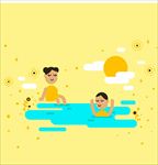 矢量卡通夏天图片