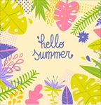 矢量卡通夏天图片