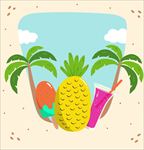 矢量卡通夏天图片