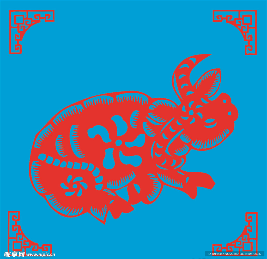 牛剪纸