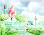 绿色背景