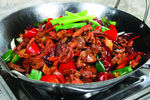 干锅鸡杂