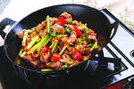干锅鸡杂
