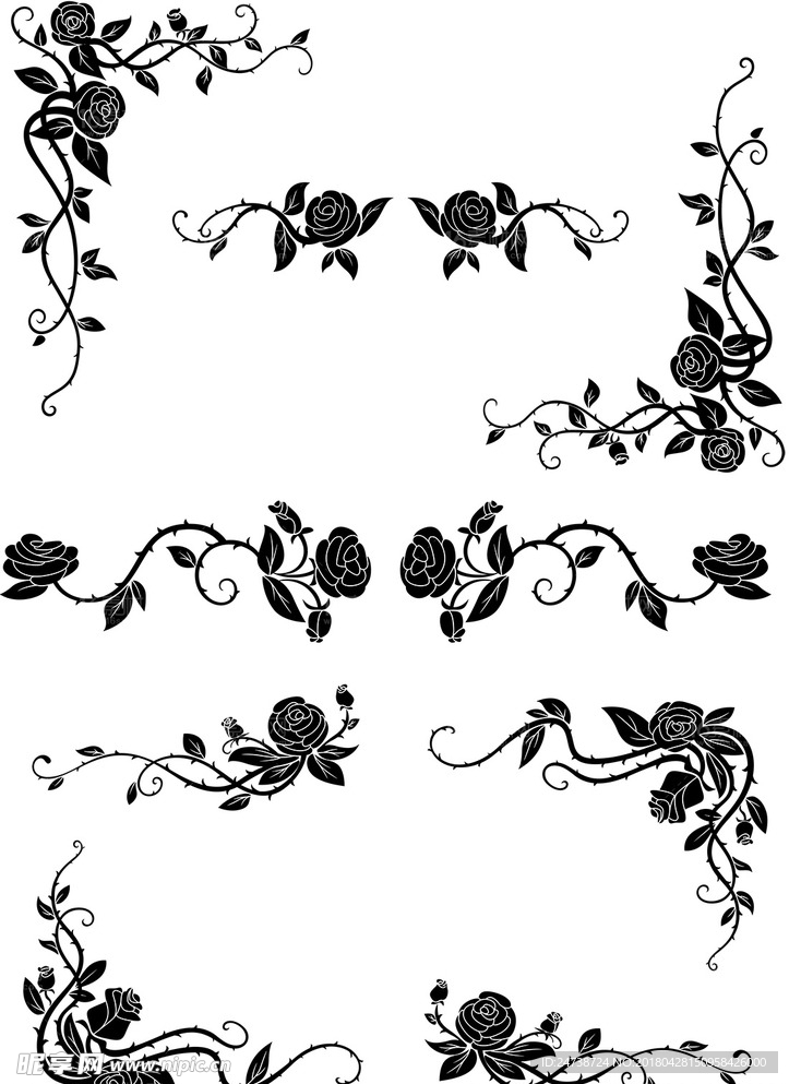 花瓣底纹