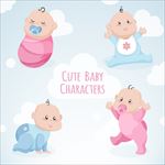 卡通婴儿