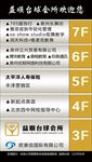 电梯楼层指示牌