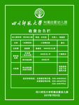 幼儿园收费公告栏