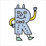 卡通可爱动物字母