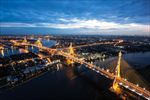 城市夜景 高楼 城市