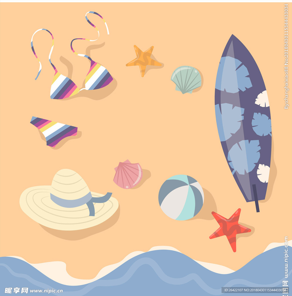 夏季购物图片