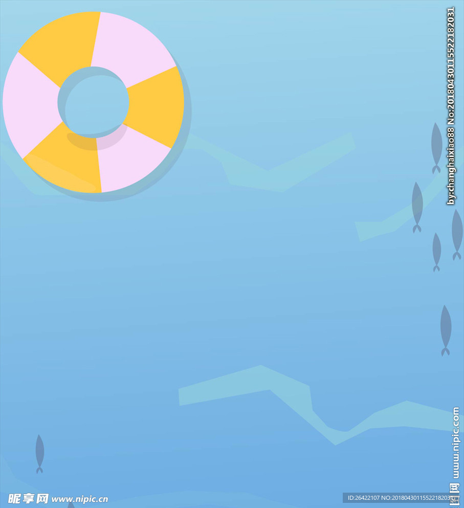 海滩元素图片