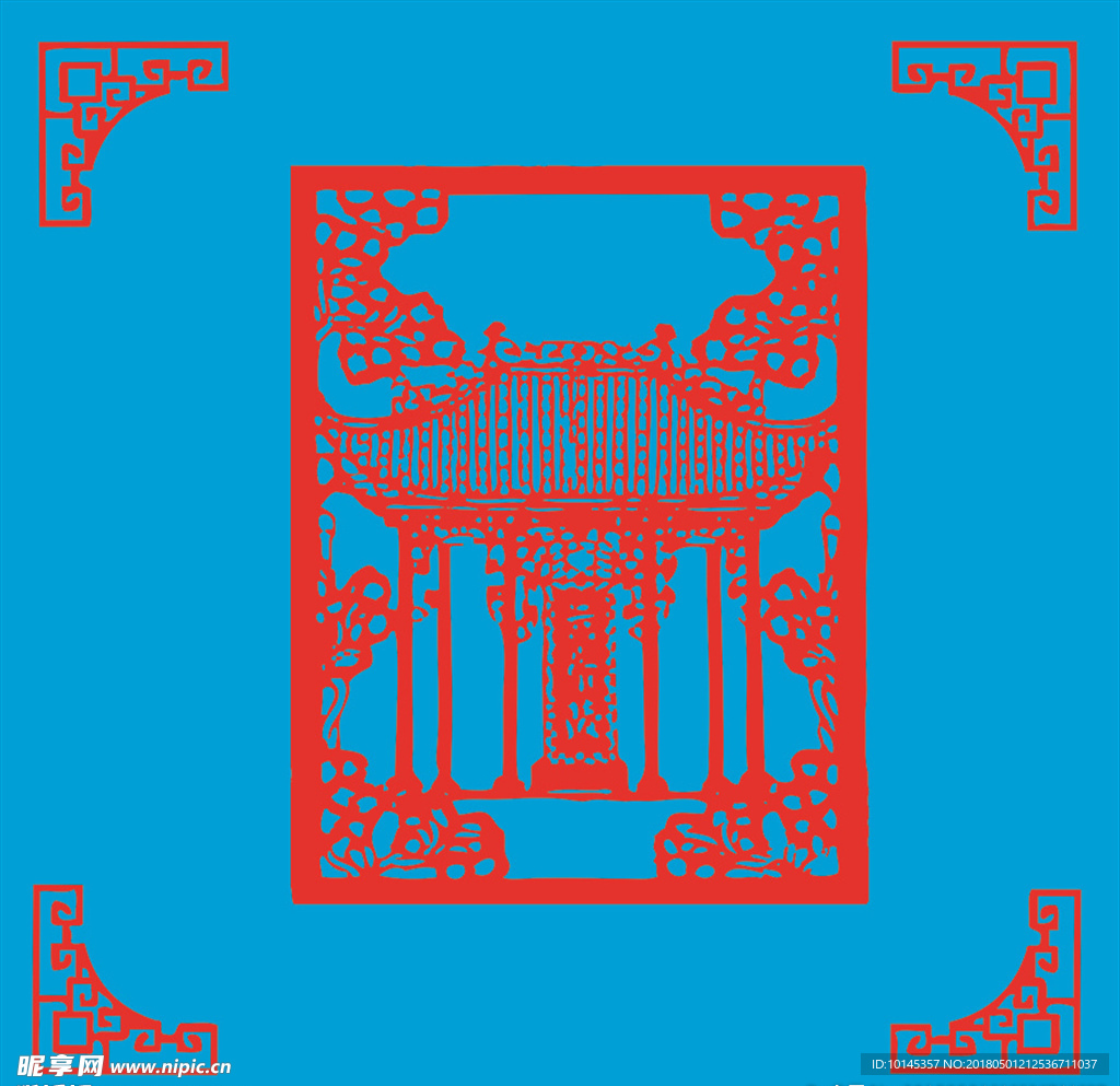 皇帝陵剪纸