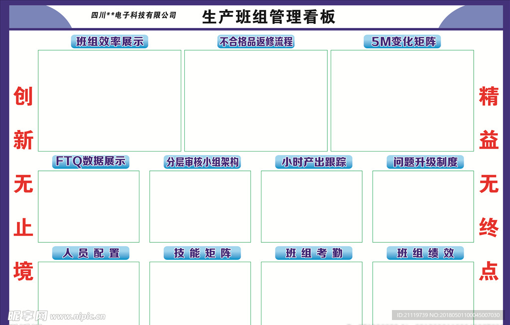 生产班组管理看板