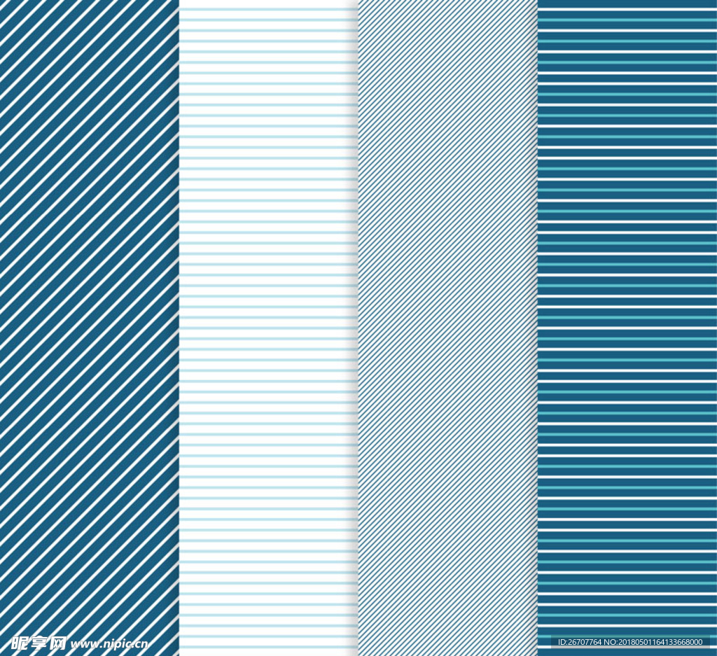 小清新细条底纹 印花矢量素材