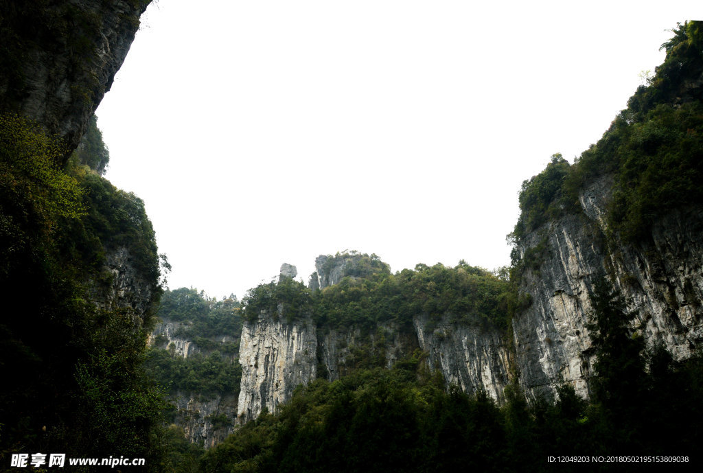 武隆山地缝